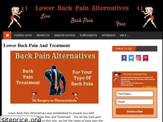 lowerbackpainalternatives.com