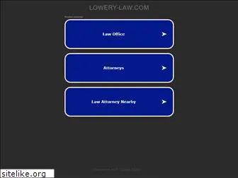 lowery-law.com