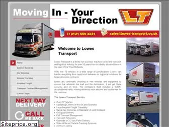 lowes-transport.co.uk