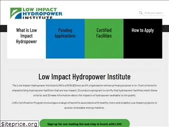 lowimpacthydro.org