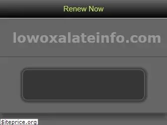 lowoxalateinfo.com