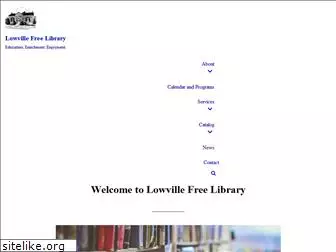 lowvillefreelibrary.org