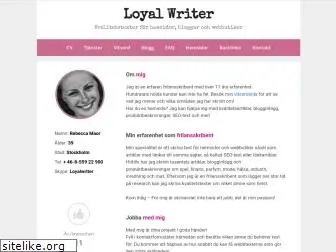 loyalwriter.se