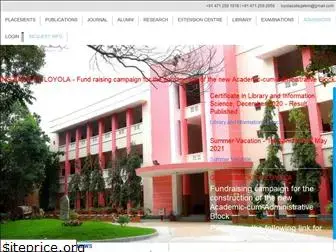 loyolacollegekerala.edu.in