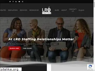 lrostaffing.com