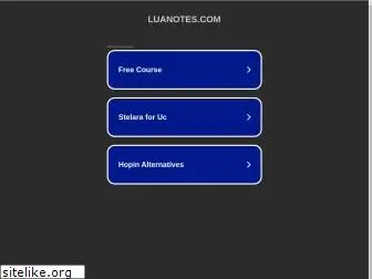 luanotes.com