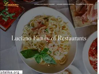 lucianorestaurants.com