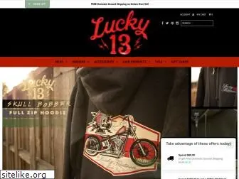 lucky13apparel.com