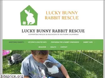 luckybunnyrescue.org