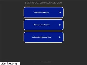luckyfootspamassage.com