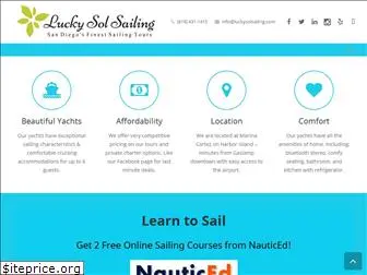 luckysolsailing.com