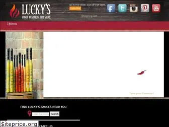 luckyssauces.com