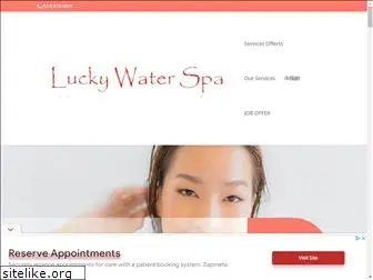 luckywaterspa.com