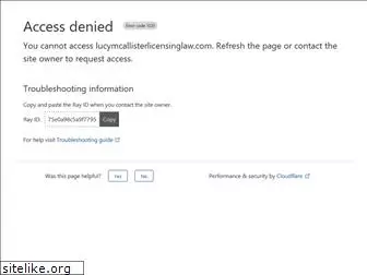 lucymcallisterlicensinglaw.com