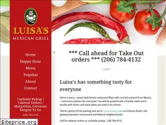 luisasmexicangrill.com