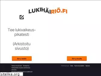 lukihairio.fi