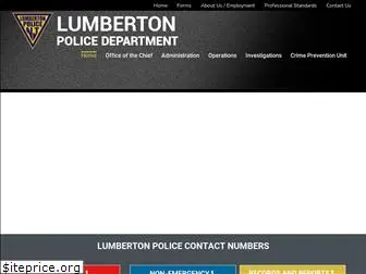 lumbertonpolice.com