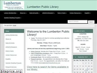 lumbertonpubliclibrary.org