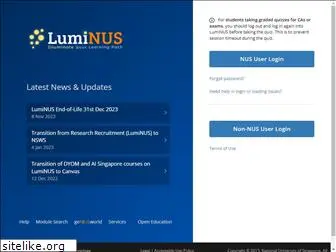 luminus.nus.edu.sg