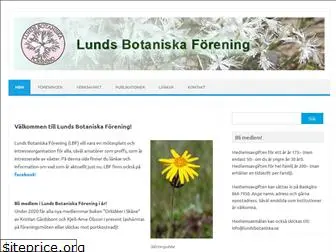 lundsbotaniska.se