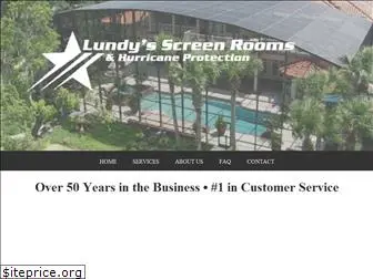 lundysscreenrooms.com