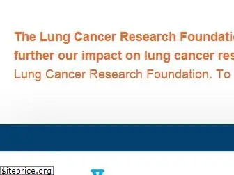 lungcancerresearchfoundation.org
