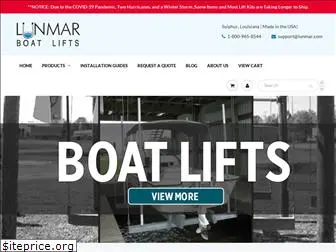 lunmarboatlifts.com