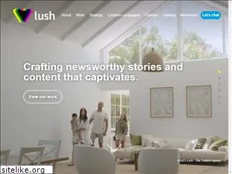 lushthecontentagency.com