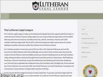 lutheranlegalleague.org