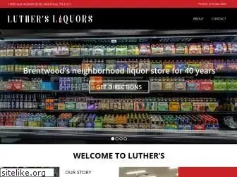 luthersliquors.com