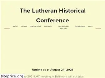 luthhistcon.org