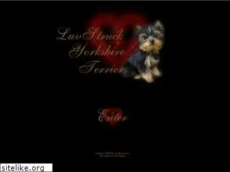 luvstruckyorkshireterriers.com