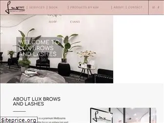 luxbrowsandlashes.com.au