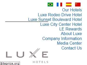 luxehotels.com