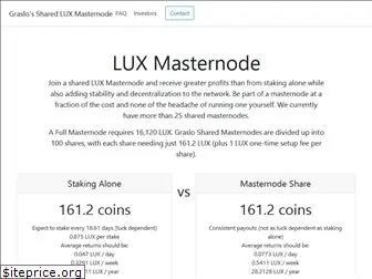 luxmasternode.com