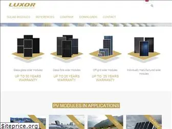 luxor-solar.com