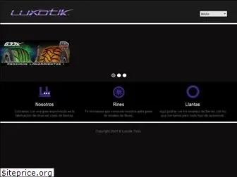 luxotiktires.com