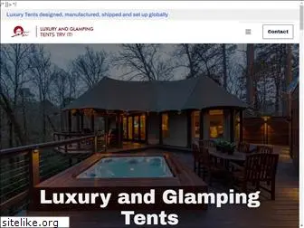 luxuryandglampingtents.com