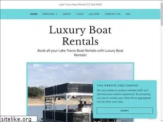 luxuryboatrentals.com