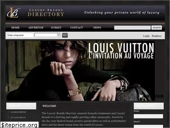 luxurybrandsdirectory.com