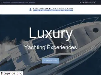 luxurydaycharters.com