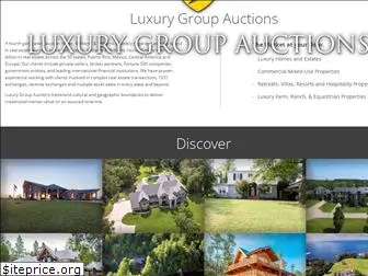 luxurygroupauctions.com