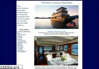 luxuryhouseboats.com