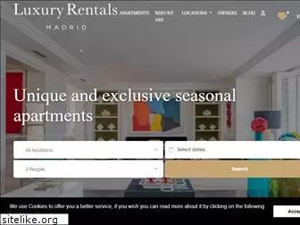 luxuryrentalsmadrid.com