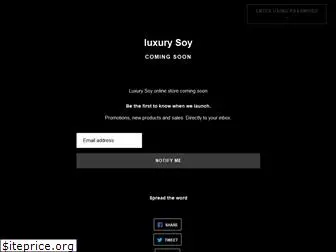 luxurysoy.com