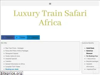 luxurytrainsouthafrica.com