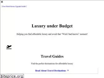 luxuryunderbudget.com