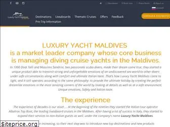 luxuryyachtmaldives.com