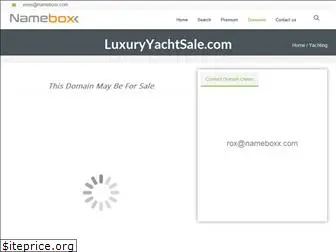 luxuryyachtsale.com