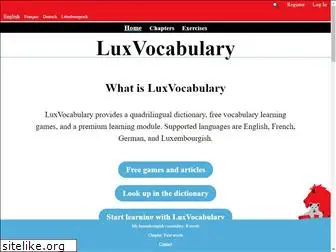 luxvocabulary.com